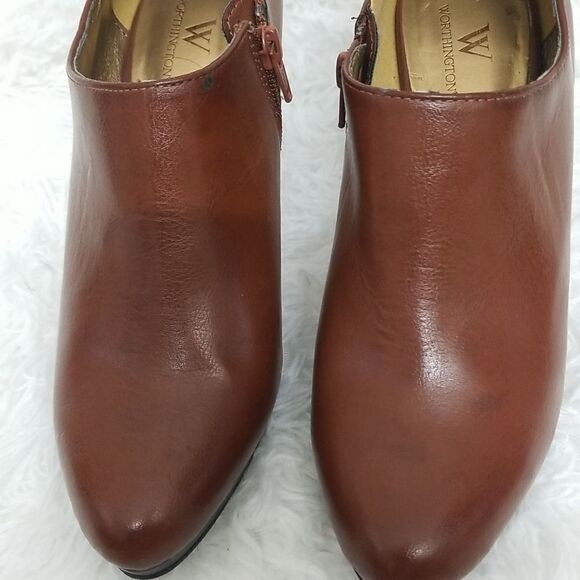 Worthington Brown Ankle Booties size 8.5 - Picture 9 of 9